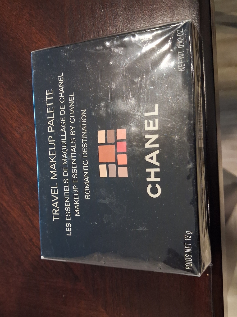CHANEL Travel Makeup Palette - Black with Pink and Peach Accents